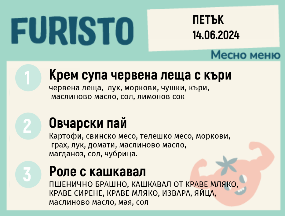 Меню 14.06 месно 200гр. 